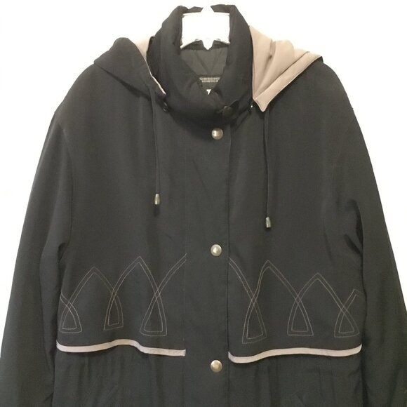 Vintage Eaton's Utex Arctic Stitched Hooded Black Cattle Style Jacket - Picture 7 of 16